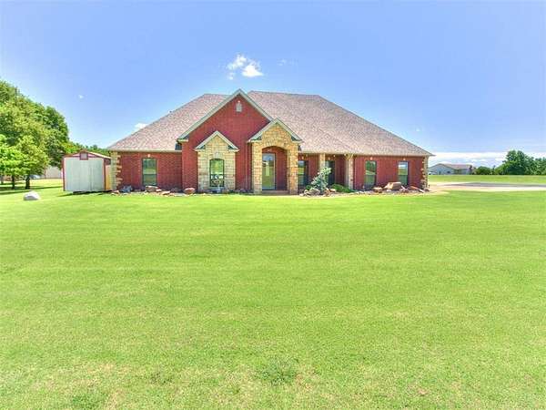 10 Acres of Recreational Land with Home for Sale in Noble, Oklahoma