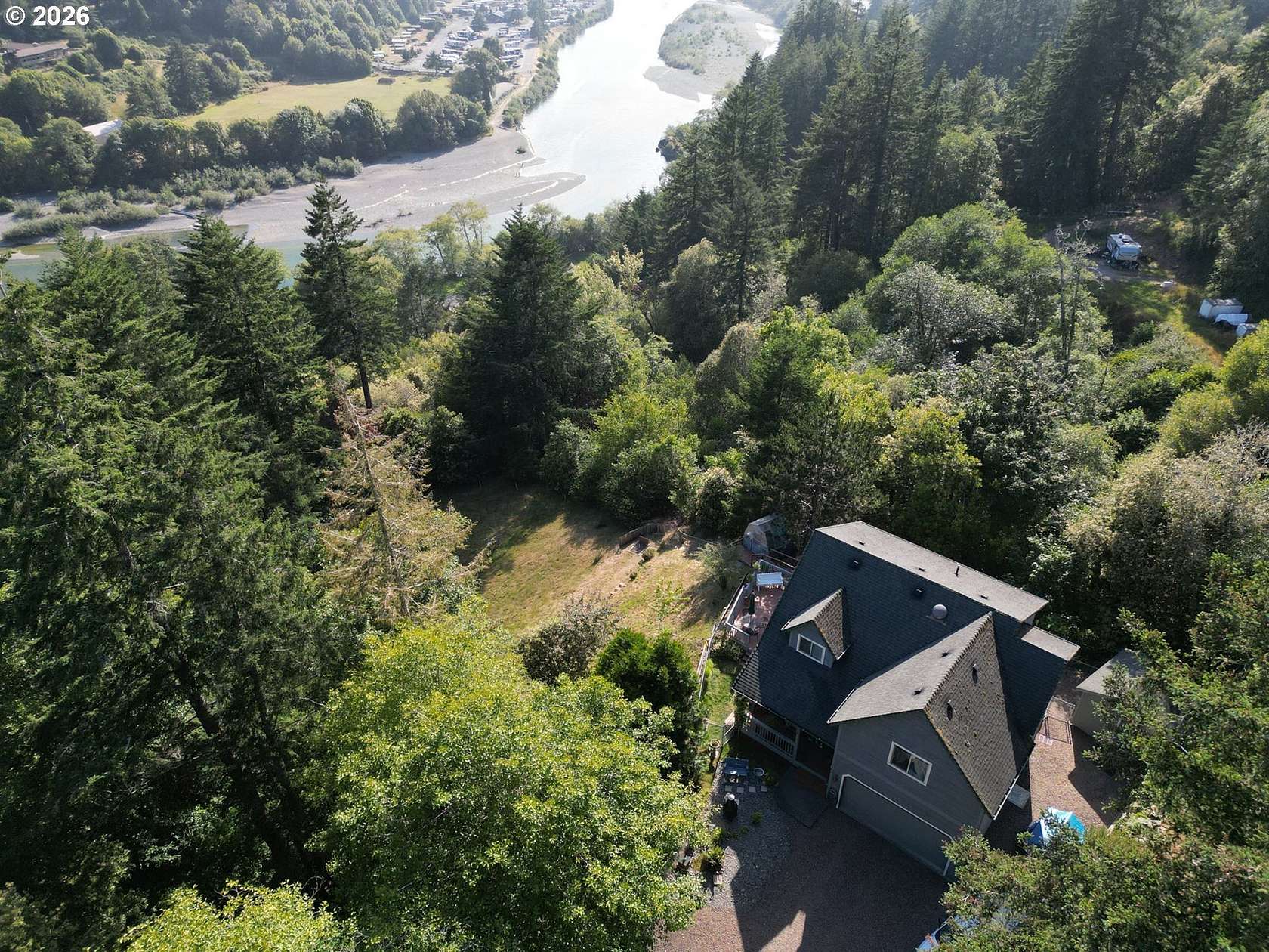 3.17 Acres of Land with Home for Sale in Brookings, Oregon