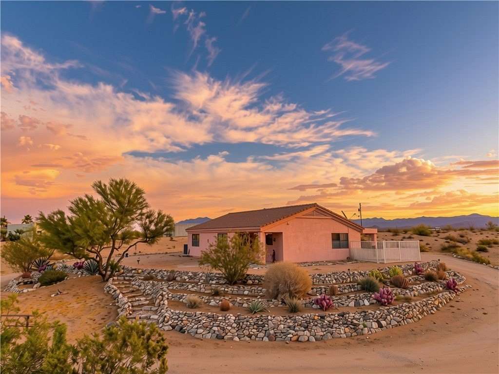 5 Acres of Land with Home for Sale in Yucca, Arizona