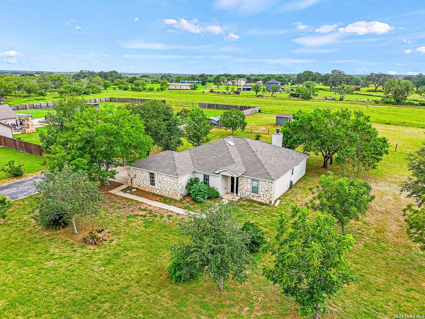 1.5 Acres of Land with Home for Lease in Poteet, Texas