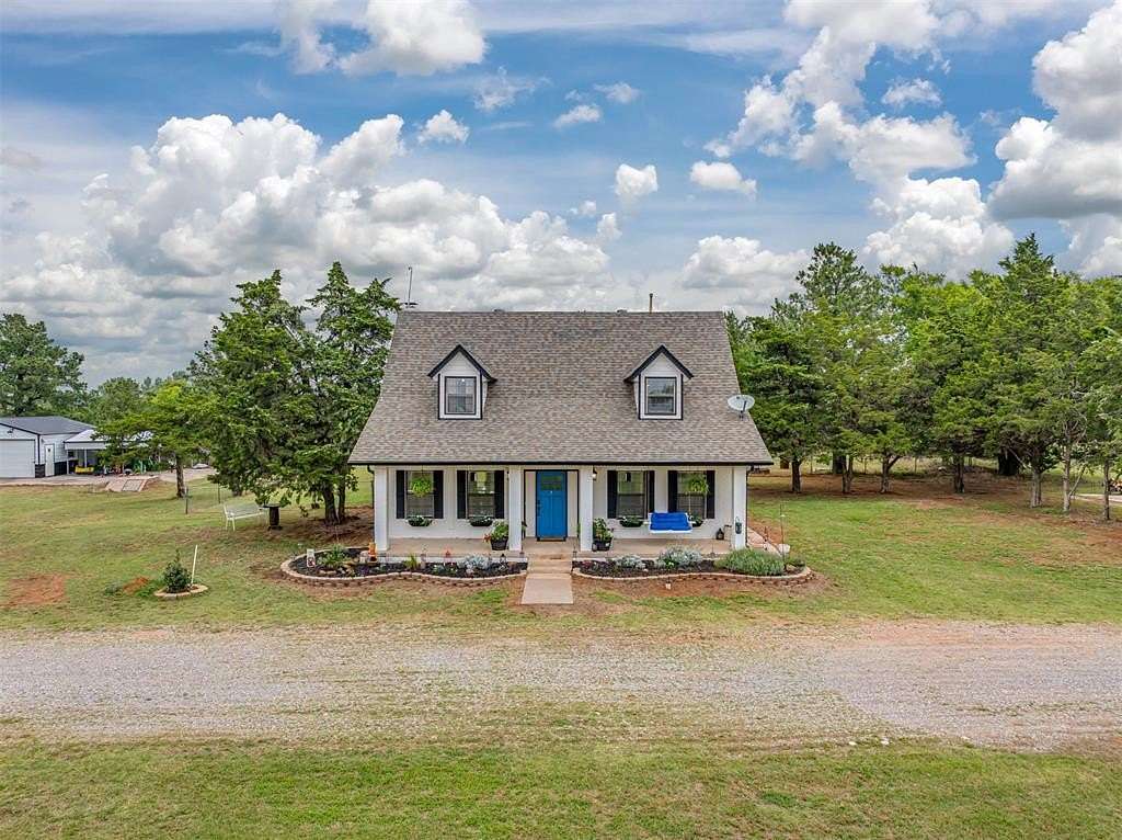 5 Acres of Land with Home for Sale in Mustang, Oklahoma