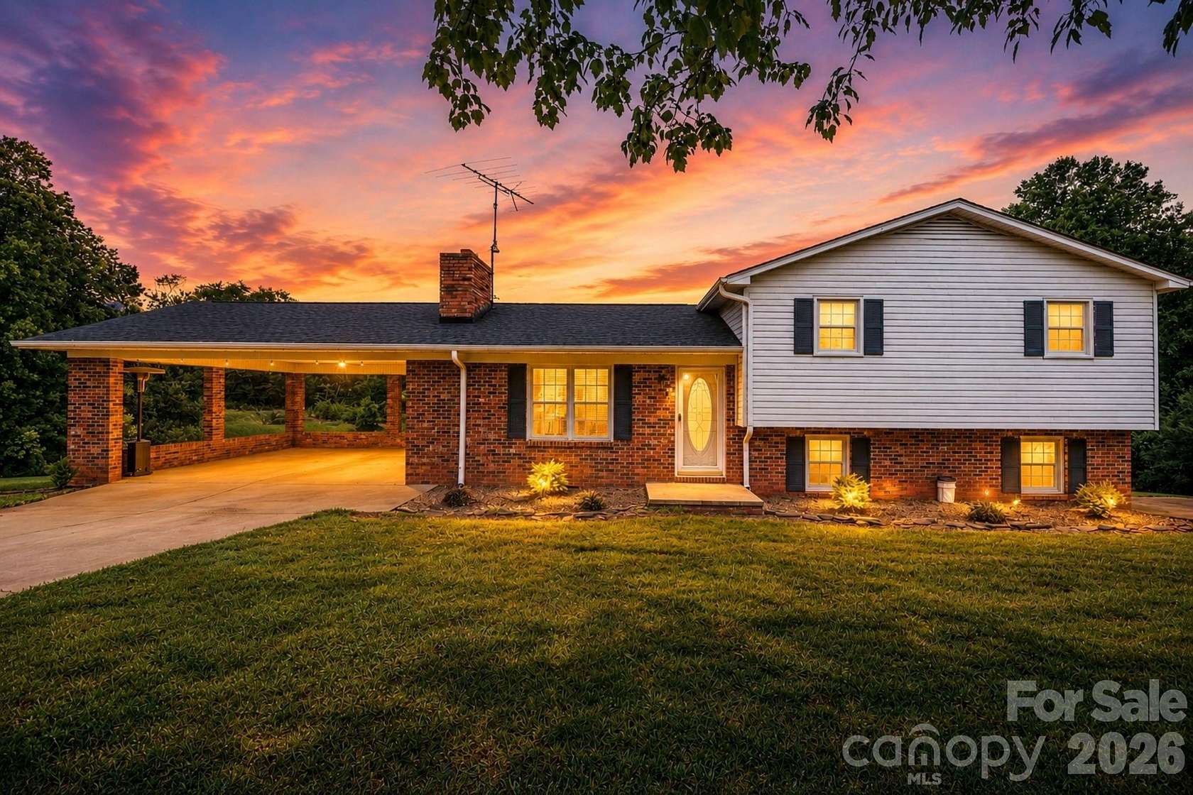 3.77 Acres of Land with Home for Sale in Vale, North Carolina