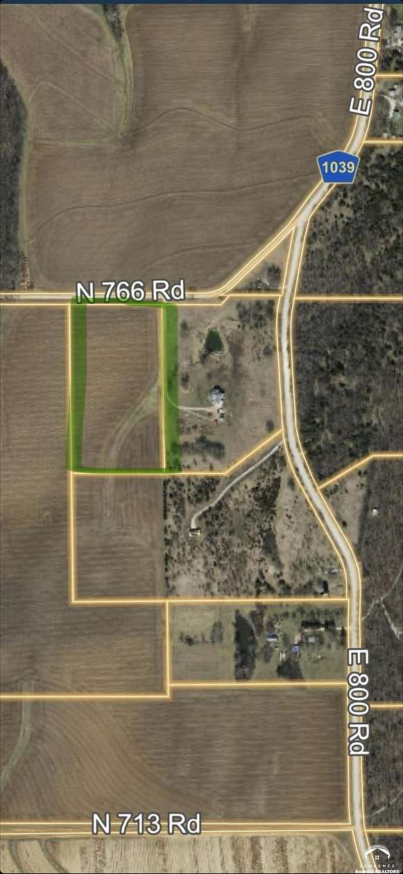 10.4 Acres of Land for Sale in Lawrence, Kansas