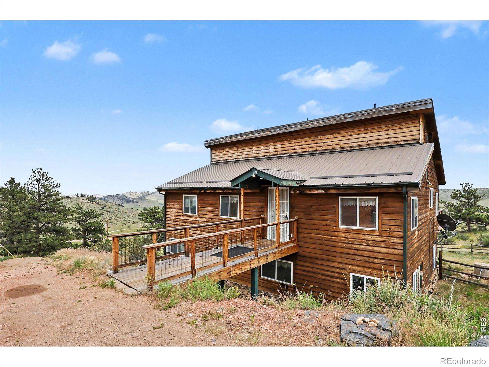 3.59 Acres of Land with Home for Sale in Livermore, Colorado