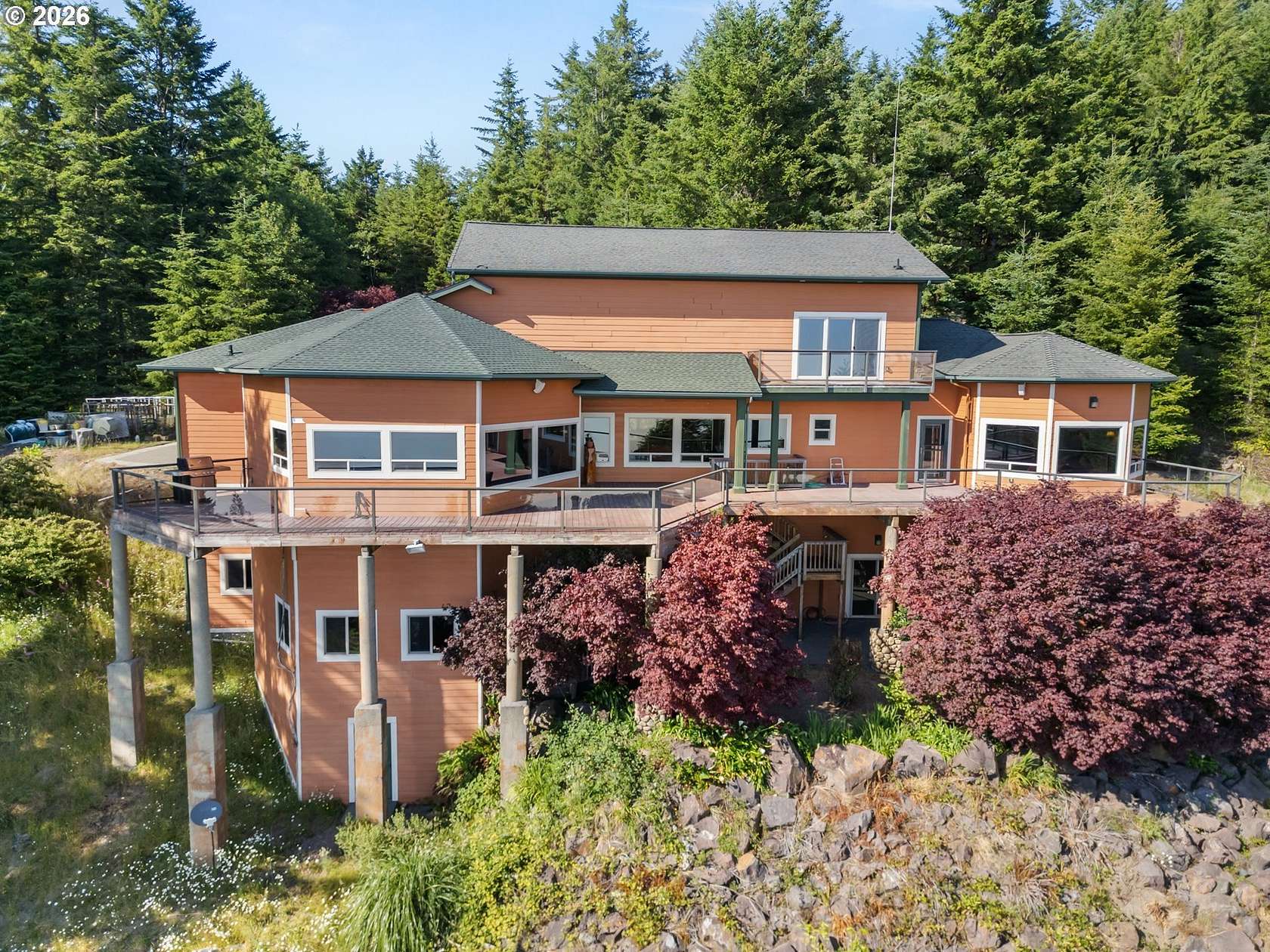 4.53 Acres of Land with Home for Sale in Brookings, Oregon