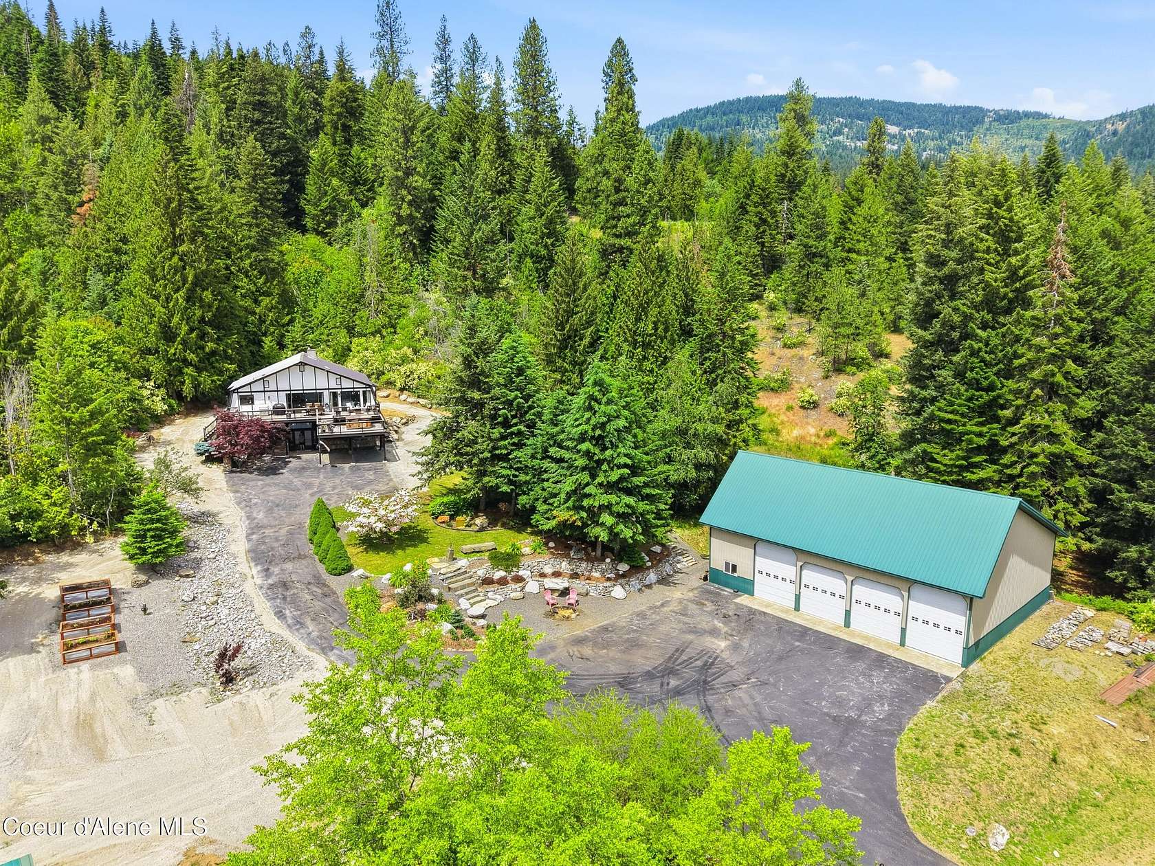 23.7 Acres of Land with Home for Sale in Rathdrum, Idaho
