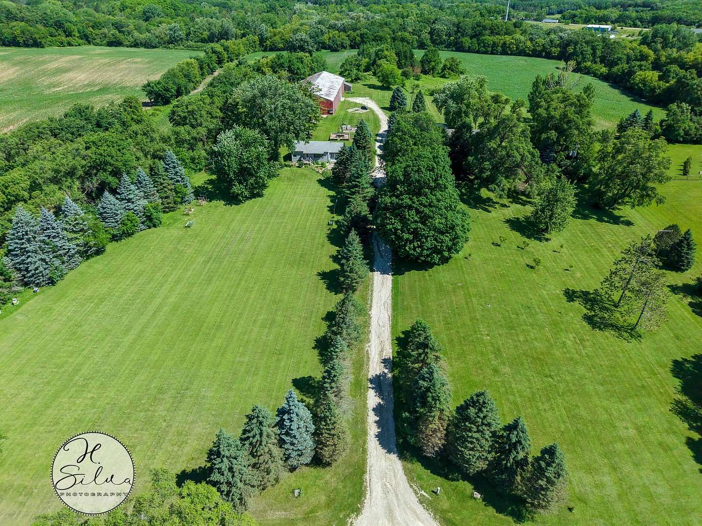 19.6 Acres of Land with Home for Sale in Woodstock, Illinois