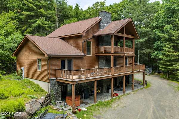 10.6 Acres of Land with Home for Sale in Lackawaxen, Pennsylvania
