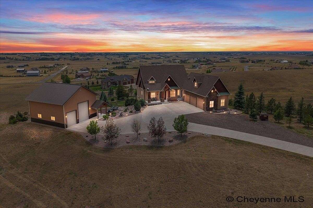 4.7 Acres of Land with Home for Sale in Cheyenne, Wyoming