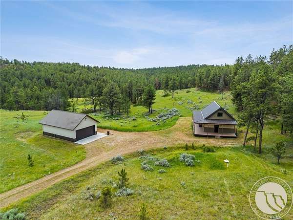 23 Acres of Recreational Land with Home for Sale in Grass Range, Montana