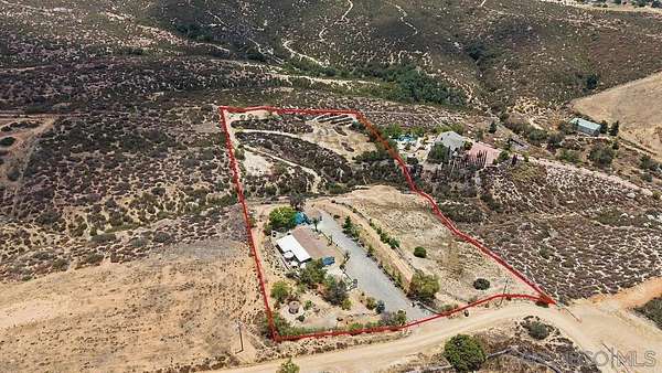 4.9 Acres of Land with Home for Sale in Temecula, California