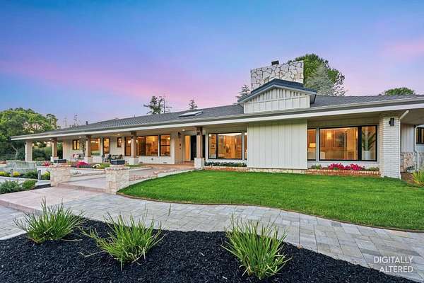 1.5 Acres of Land with Home for Sale in Los Altos Hills, California