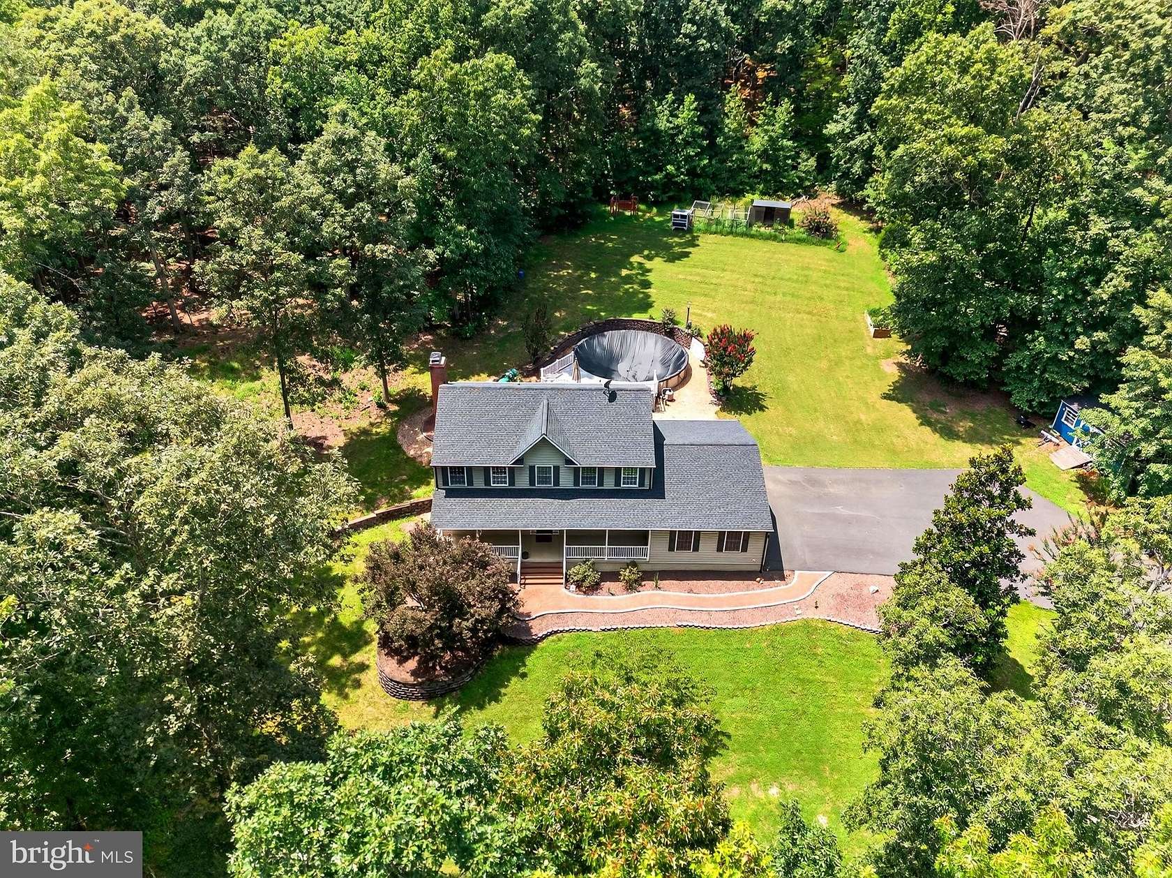 6.4 Acres of Land with Home for Sale in Fredericksburg, Virginia