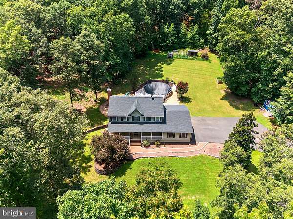 6.4 Acres of Land with Home for Sale in Fredericksburg, Virginia