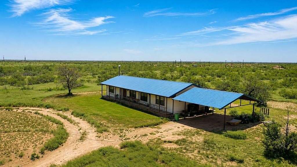 78.8 Acres of Agricultural Land with Home for Sale in Midland, Texas