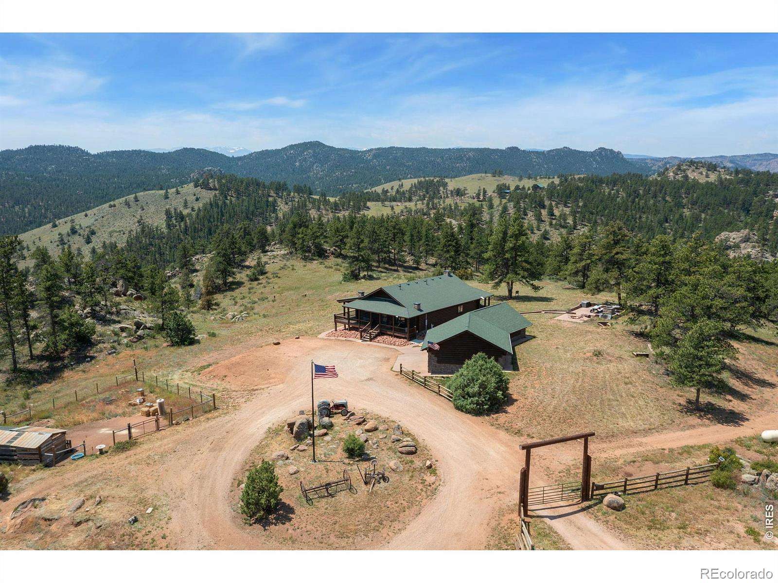 35 Acres of Land with Home for Sale in Livermore, Colorado