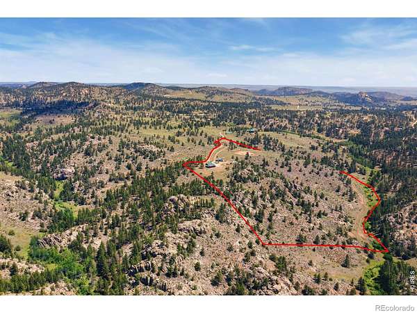 35 Acres of Land with Home for Sale in Livermore, Colorado