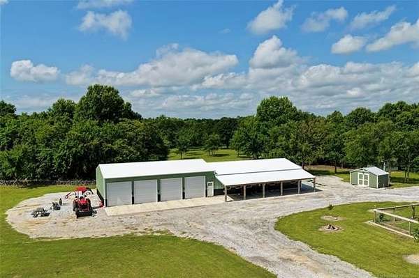74.8 Acres of Recreational Land with Home for Sale in Checotah, Oklahoma