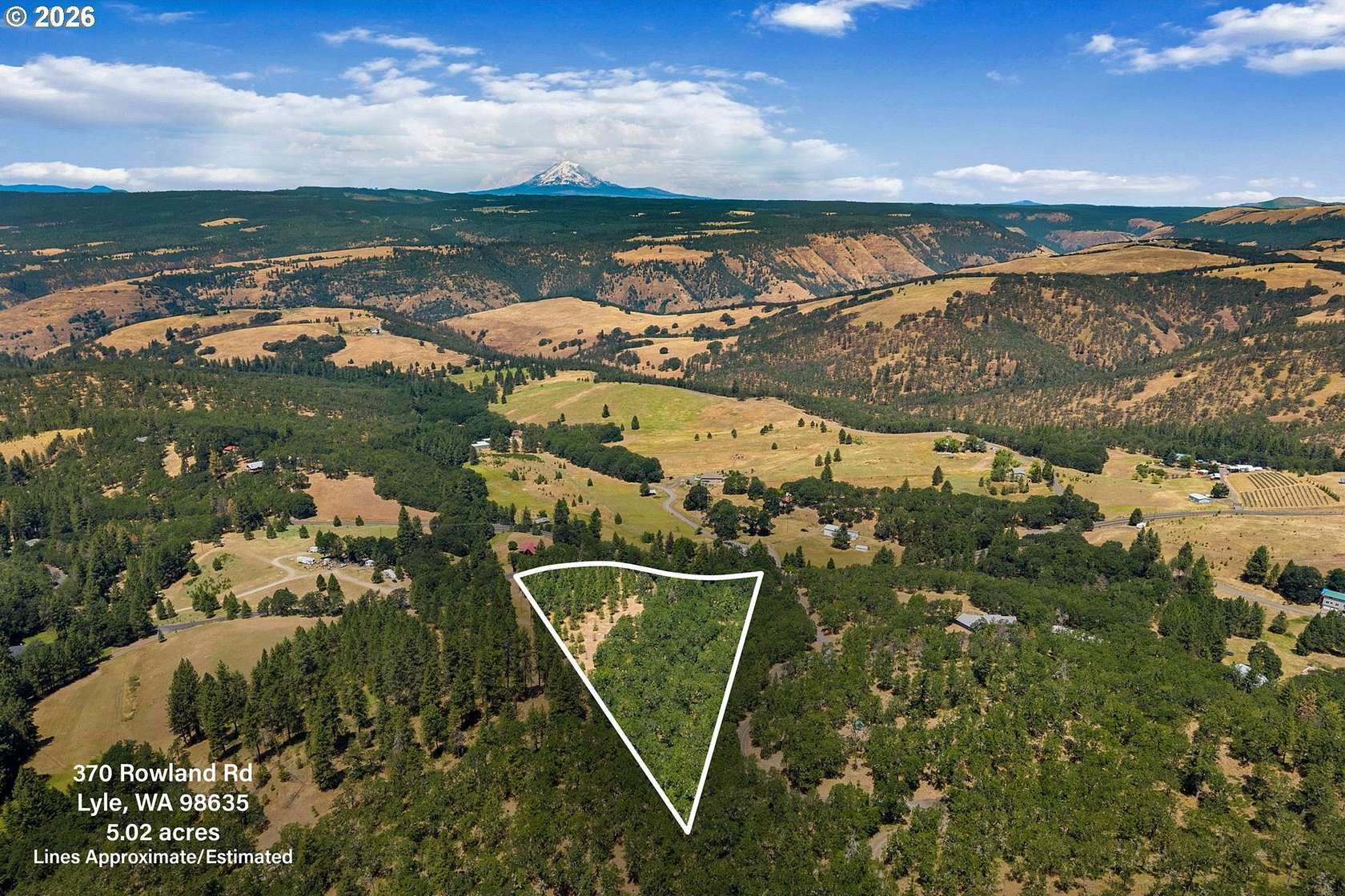 5 Acres of Residential Land for Sale in Lyle, Washington