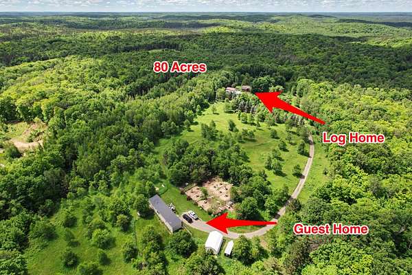 79.4 Acres of Land with Home for Sale in Phelps, Wisconsin