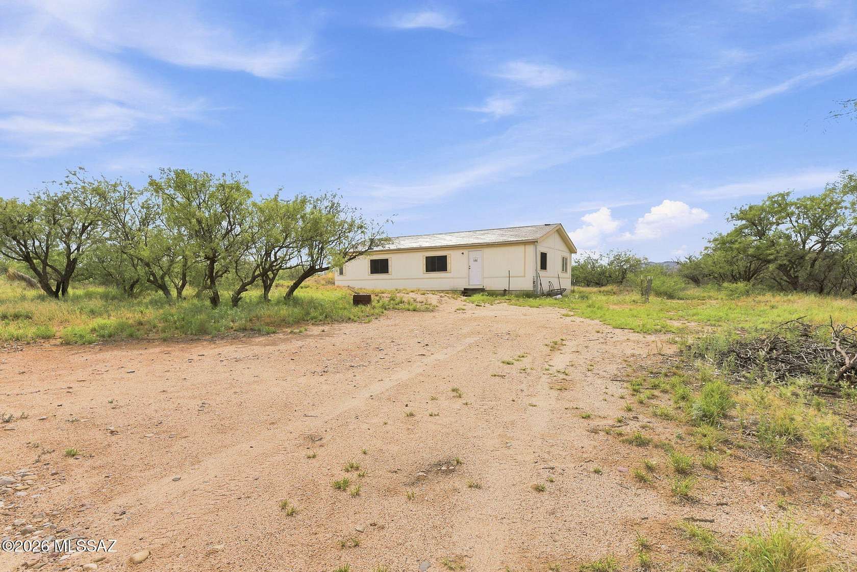 21.6 Acres of Land with Home for Sale in Dragoon, Arizona