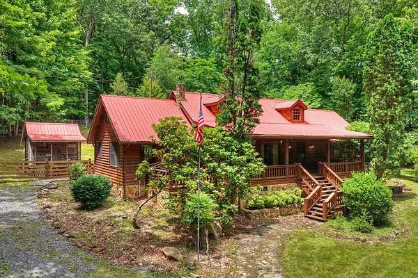 2.19 Acres of Land with Home for Sale in Blue Ridge, Georgia
