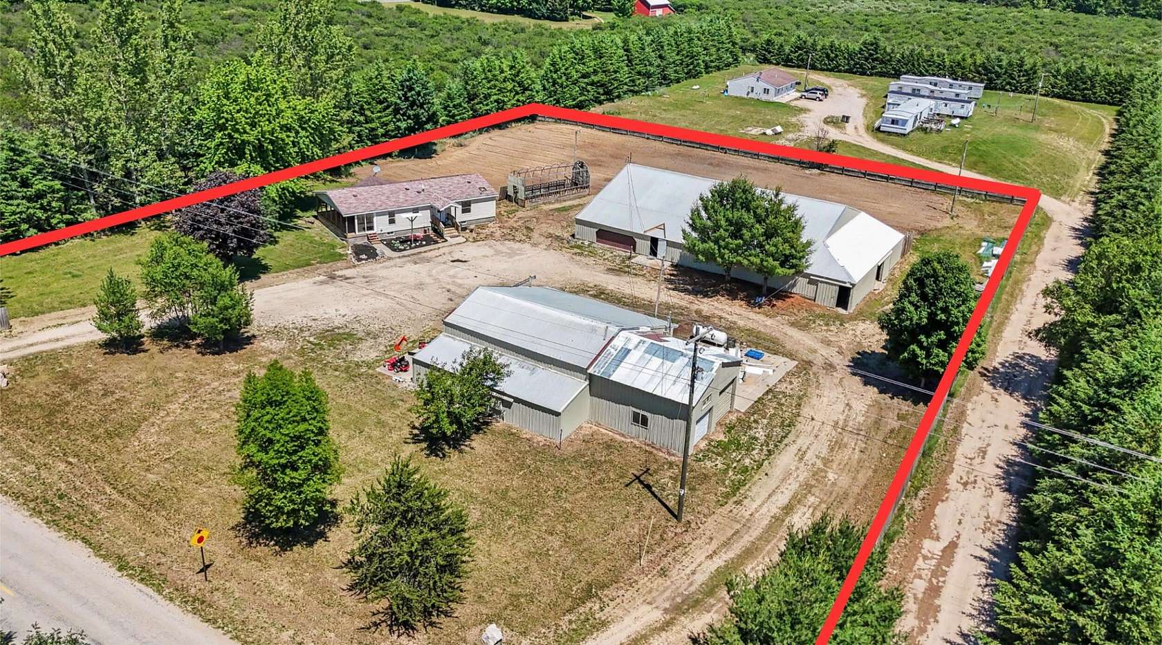 2 Acres of Land with Home for Sale in Mears, Michigan