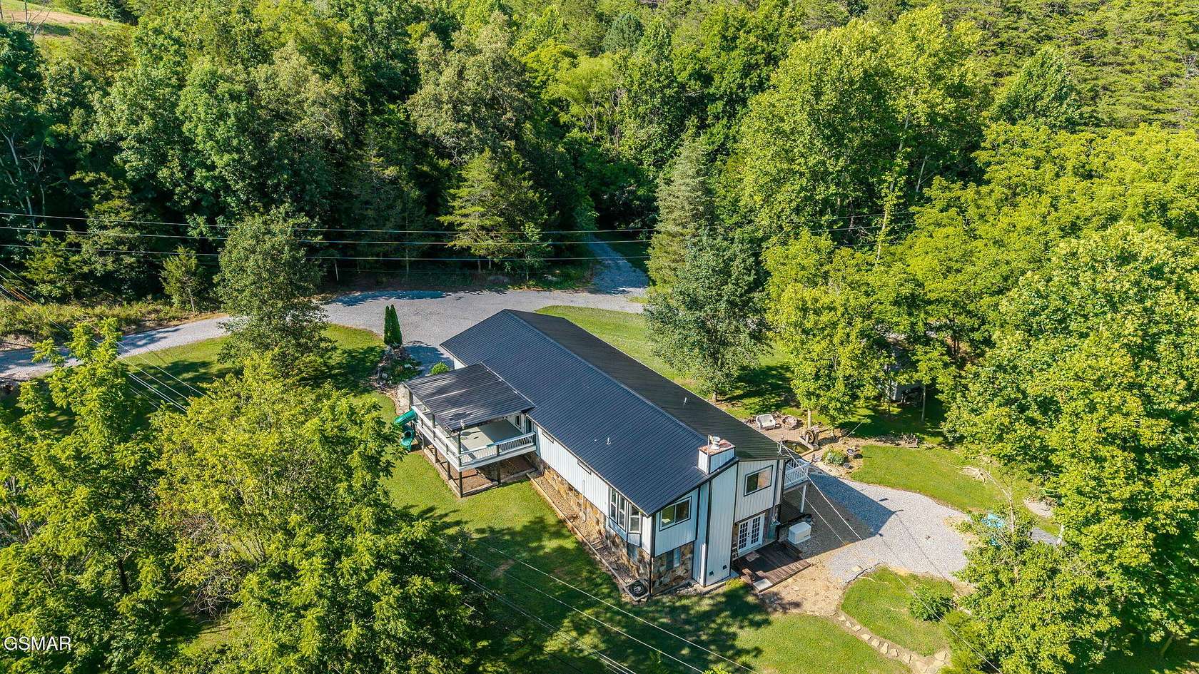 4.54 Acres of Land with Home for Sale in Sevierville, Tennessee