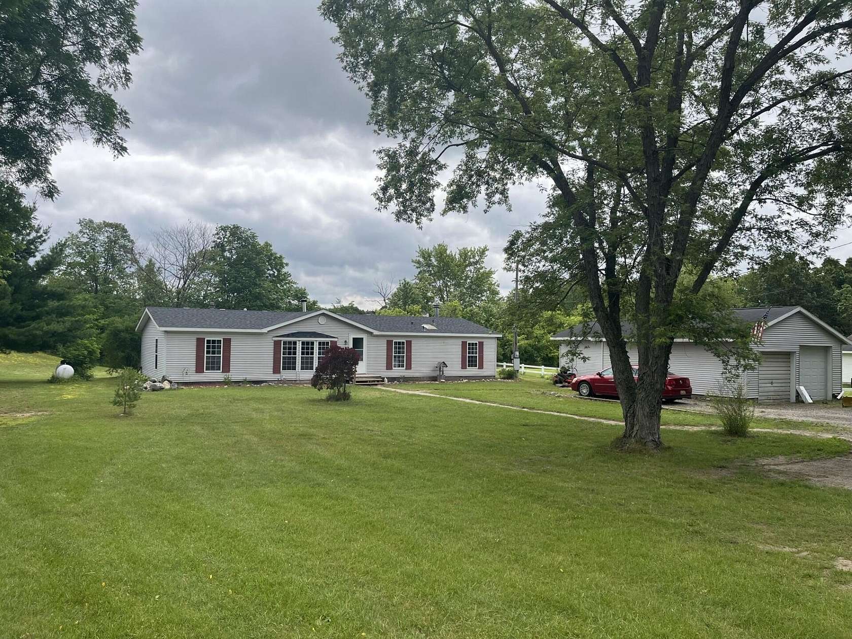 1.9 Acres of Land with Home for Sale in Stanton, Michigan