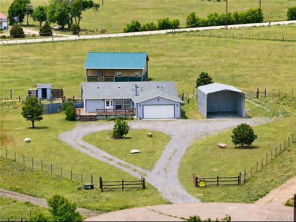 5.34 Acres of Land with Home for Sale in Calhan, Colorado