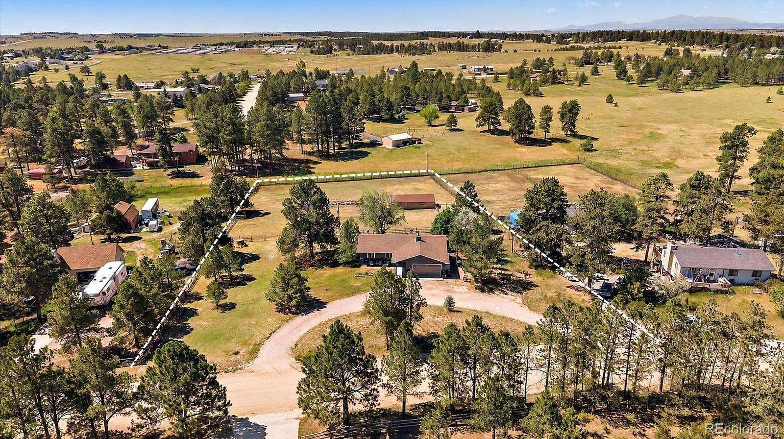 2 Acres of Land with Home for Sale in Elizabeth, Colorado