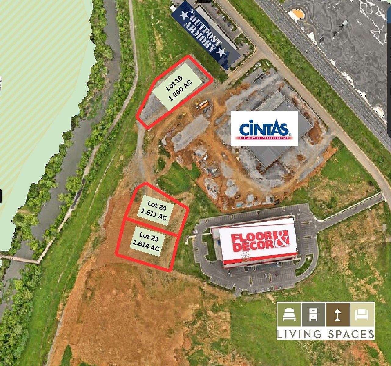 1.52 Acres of Commercial Land for Sale in Murfreesboro, Tennessee