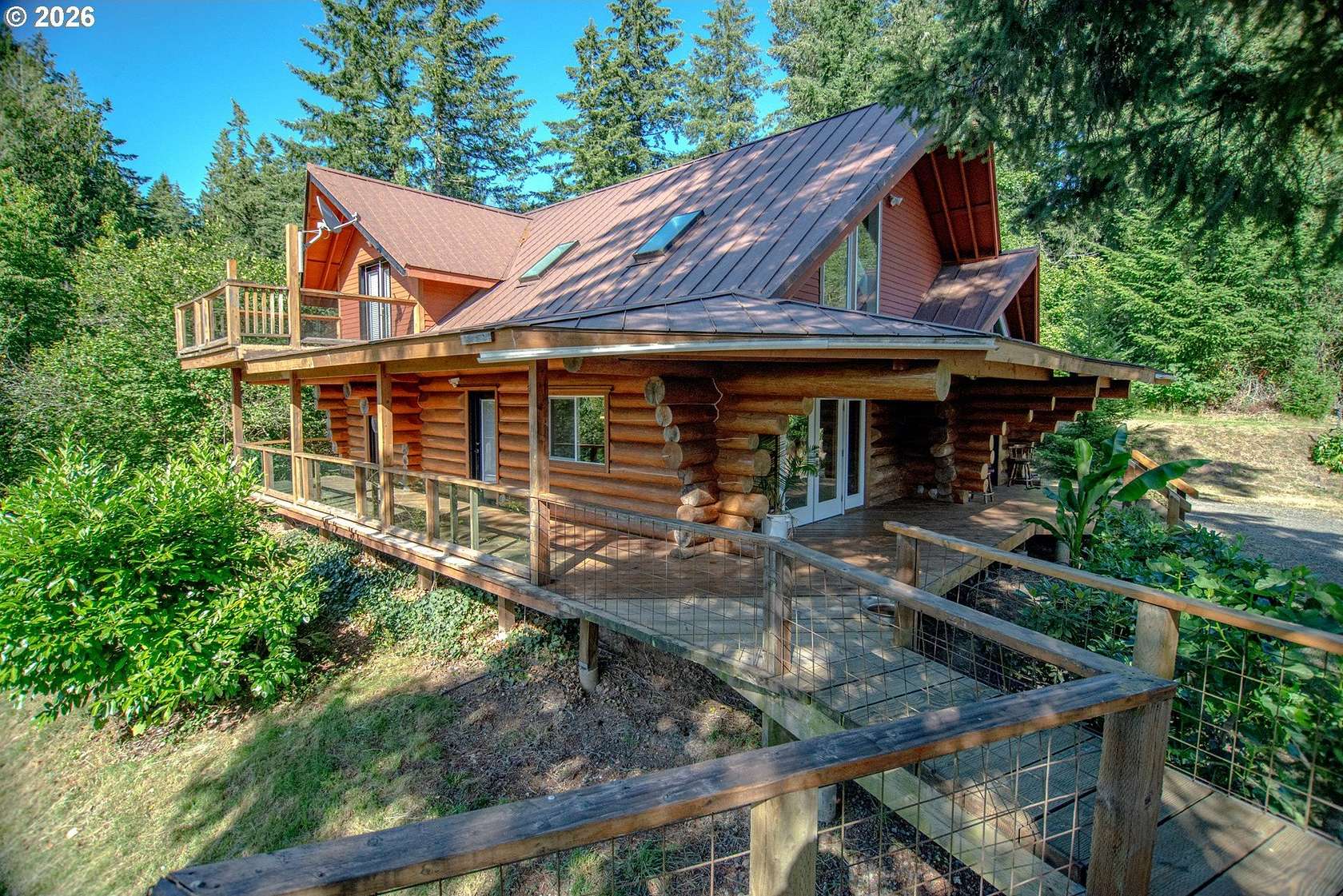 5.22 Acres of Land with Home for Sale in Eagle Creek, Oregon