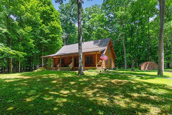 5 Acres of Land with Home for Sale in Horton, Michigan