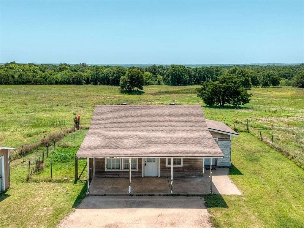 19.5 Acres of Land with Home for Sale in McLoud, Oklahoma