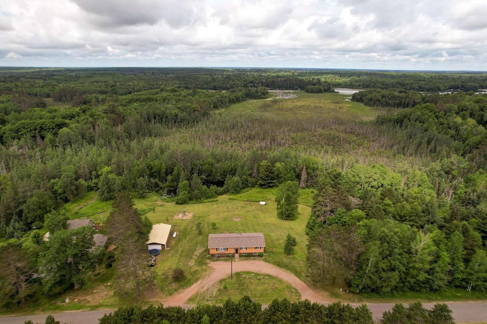 8.13 Acres of Land with Home for Sale in Harshaw, Wisconsin