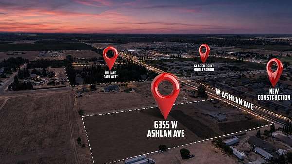 6 Acres of Land with Home for Sale in Fresno, California