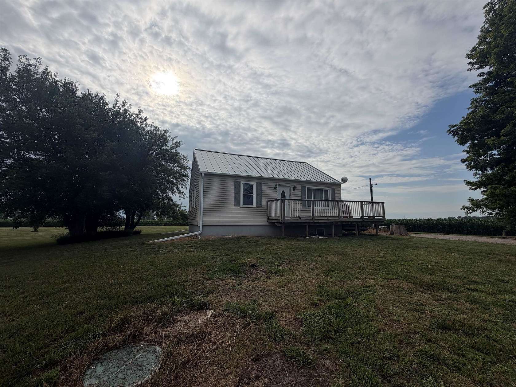 2 Acres of Land with Home for Sale in Salix, Iowa