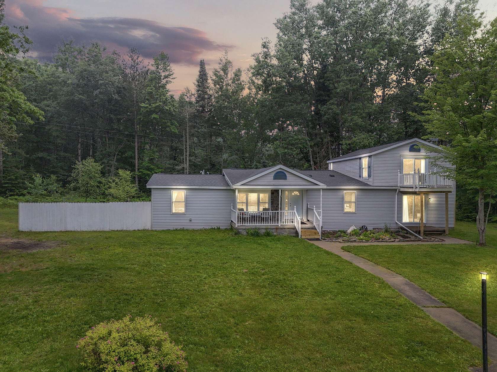 3.68 Acres of Land with Home for Sale in Prudenville, Michigan