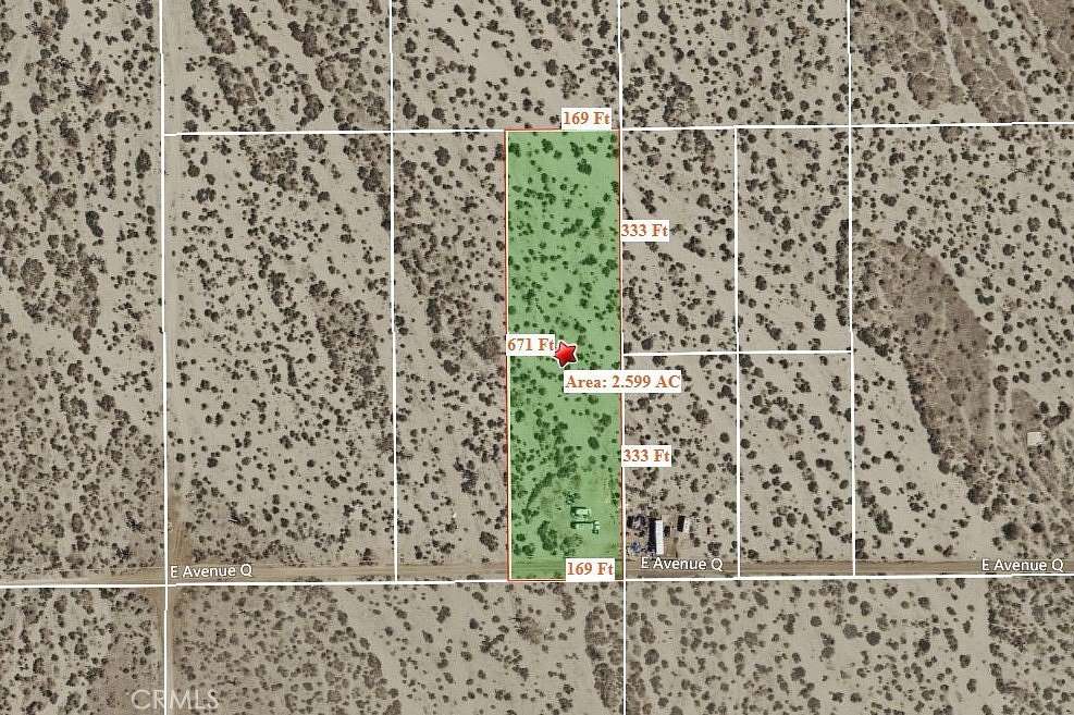 2.6 Acres of Residential Land for Sale in Palmdale, California