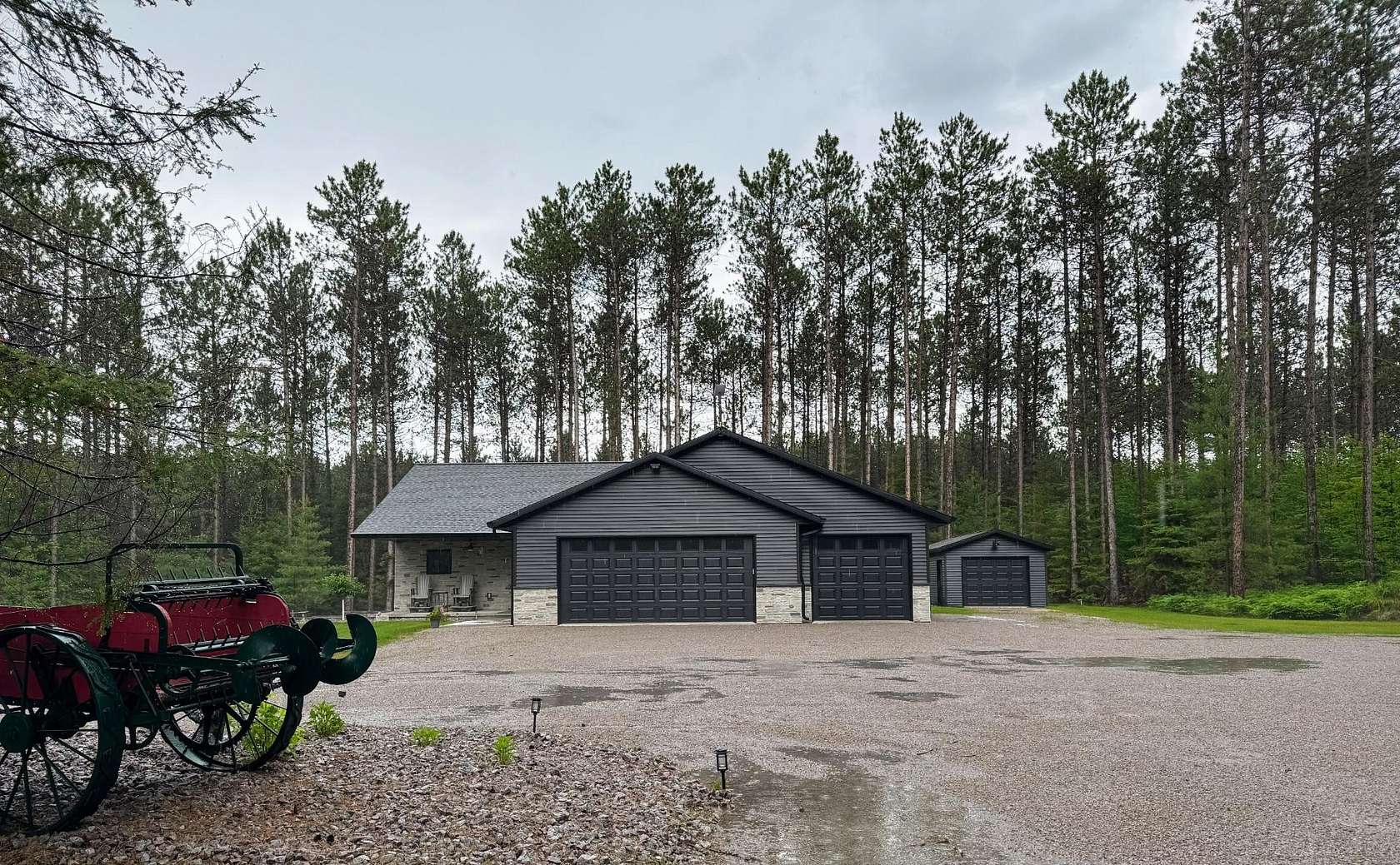 10 Acres of Recreational Land with Home for Sale in Rhinelander, Wisconsin