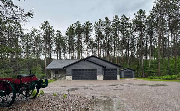 10 Acres of Recreational Land with Home for Sale in Rhinelander, Wisconsin