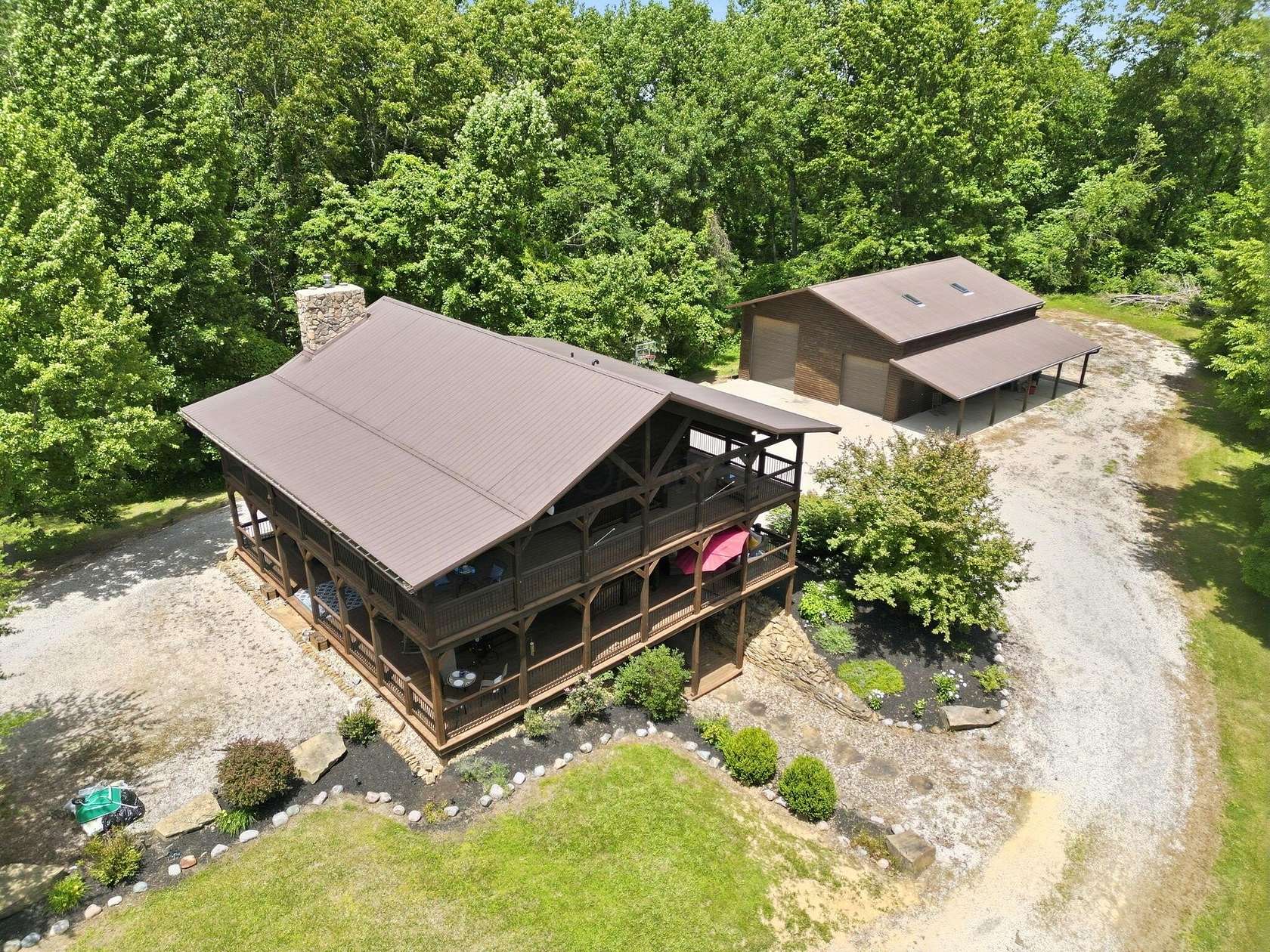 11.7 Acres of Recreational Land with Home for Sale in Lancaster, Ohio