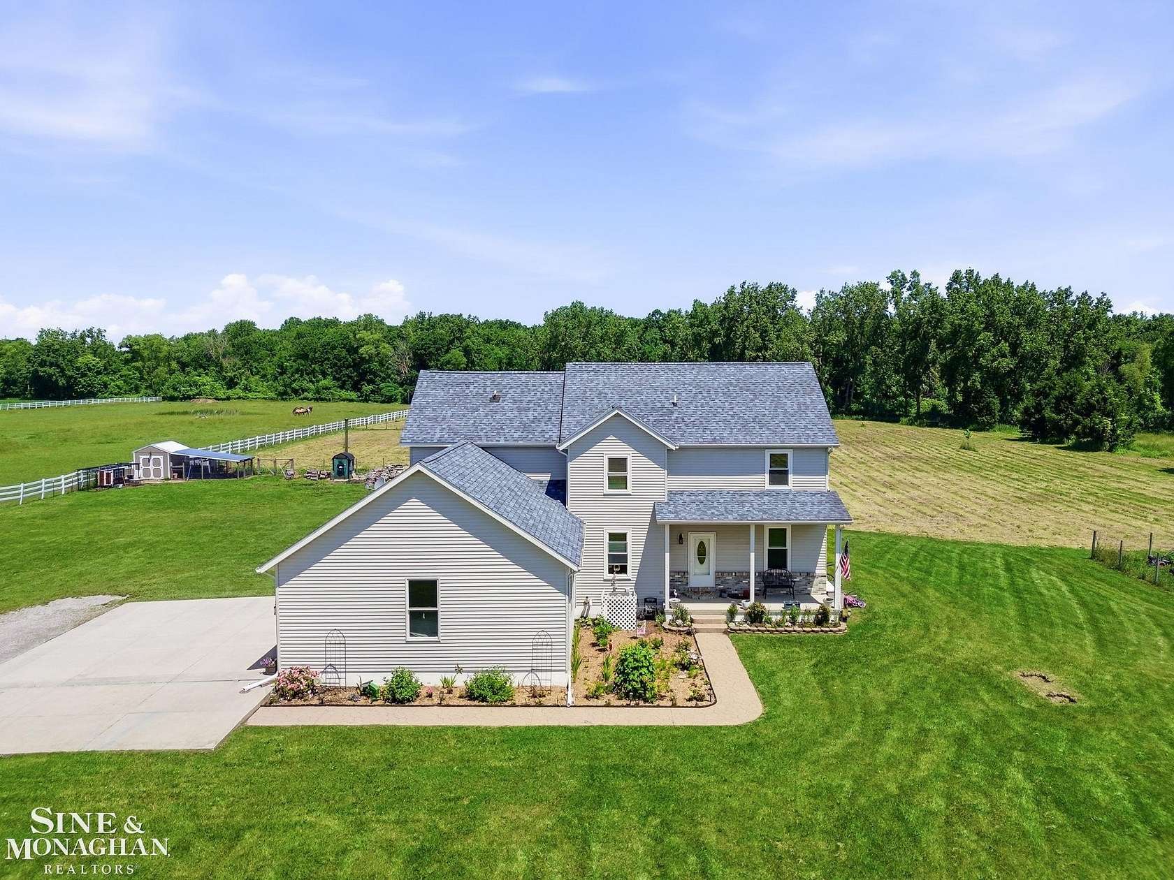10 Acres of Land with Home for Sale in Burtchville Township, Michigan