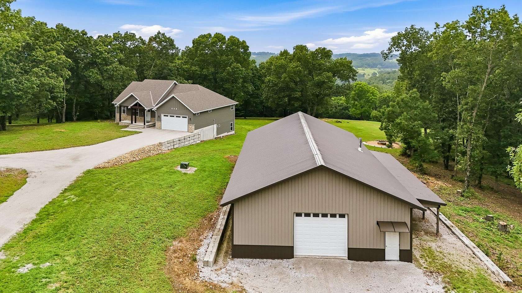 15.8 Acres of Land with Home for Sale in Galena, Missouri