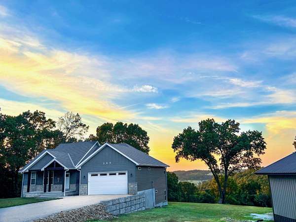 15.8 Acres of Land with Home for Sale in Galena, Missouri