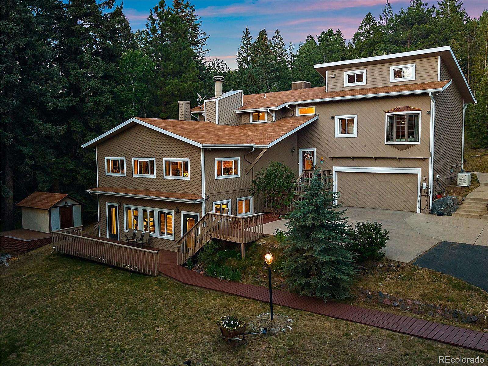 3.29 Acres of Land with Home for Sale in Evergreen, Colorado