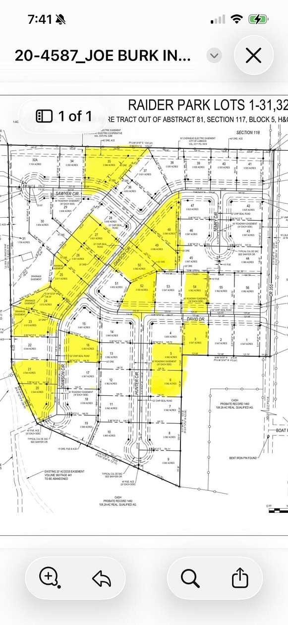 0.56 Acres of Land for Sale in Justiceburg, Texas