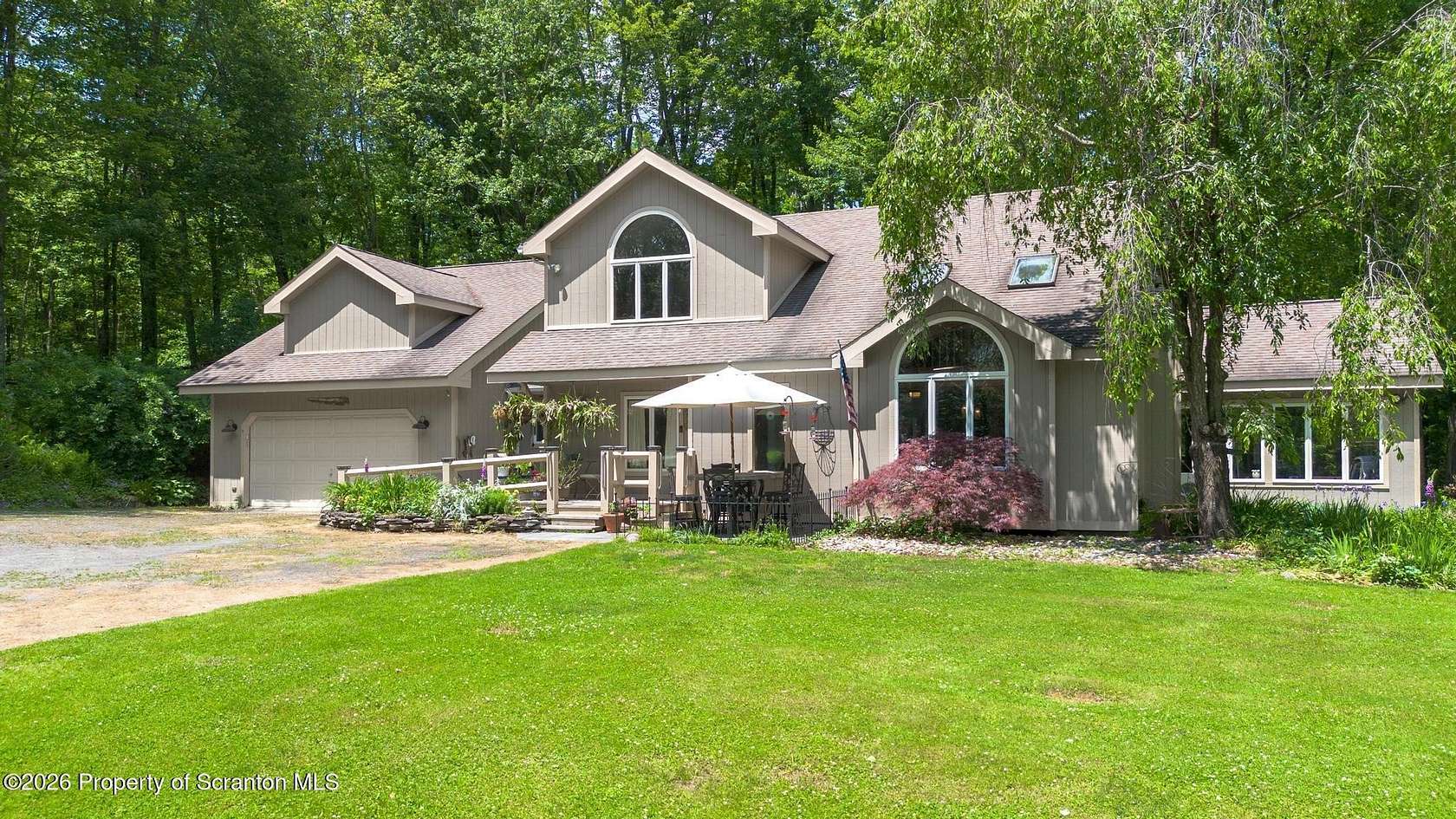 5 Acres of Land with Home for Sale in Clifford Township, Pennsylvania