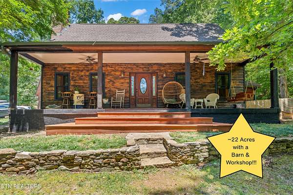22.9 Acres of Recreational Land with Home for Sale in Knoxville, Tennessee